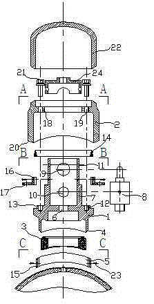 Device and method for rapid plugging of oil and gas pipelines