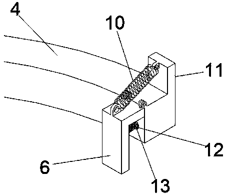 Installation device for electric pole identification plate of transmission line