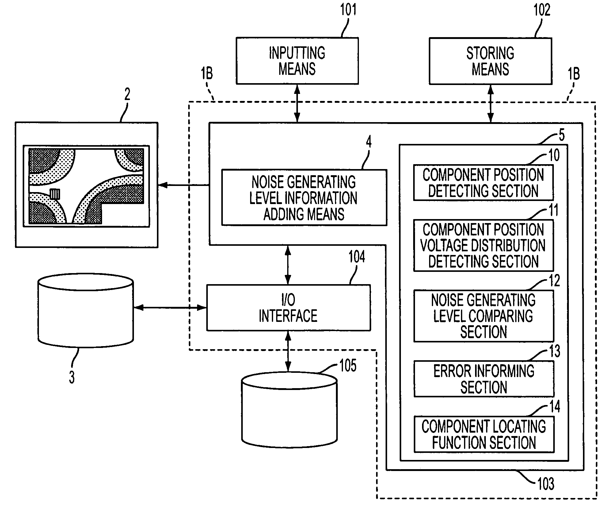 Device, system, server, client, and method for supporting component layout design on circuit board, and program for implementing the device