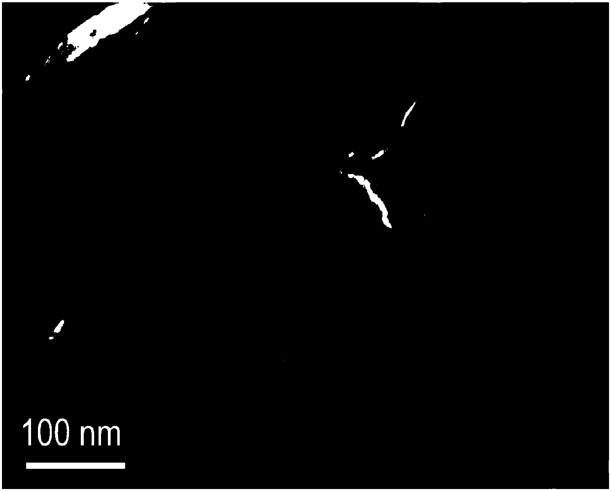 High-capacity potassium ion battery negative electrode material and preparation method and application thereof