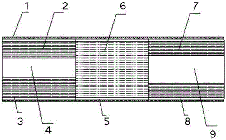 Composite filter tip and application of composite filter tip in heating and incombustible cigarette