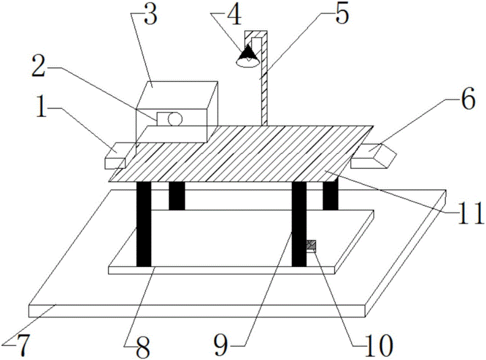 Medical inspection test bed for radiology department