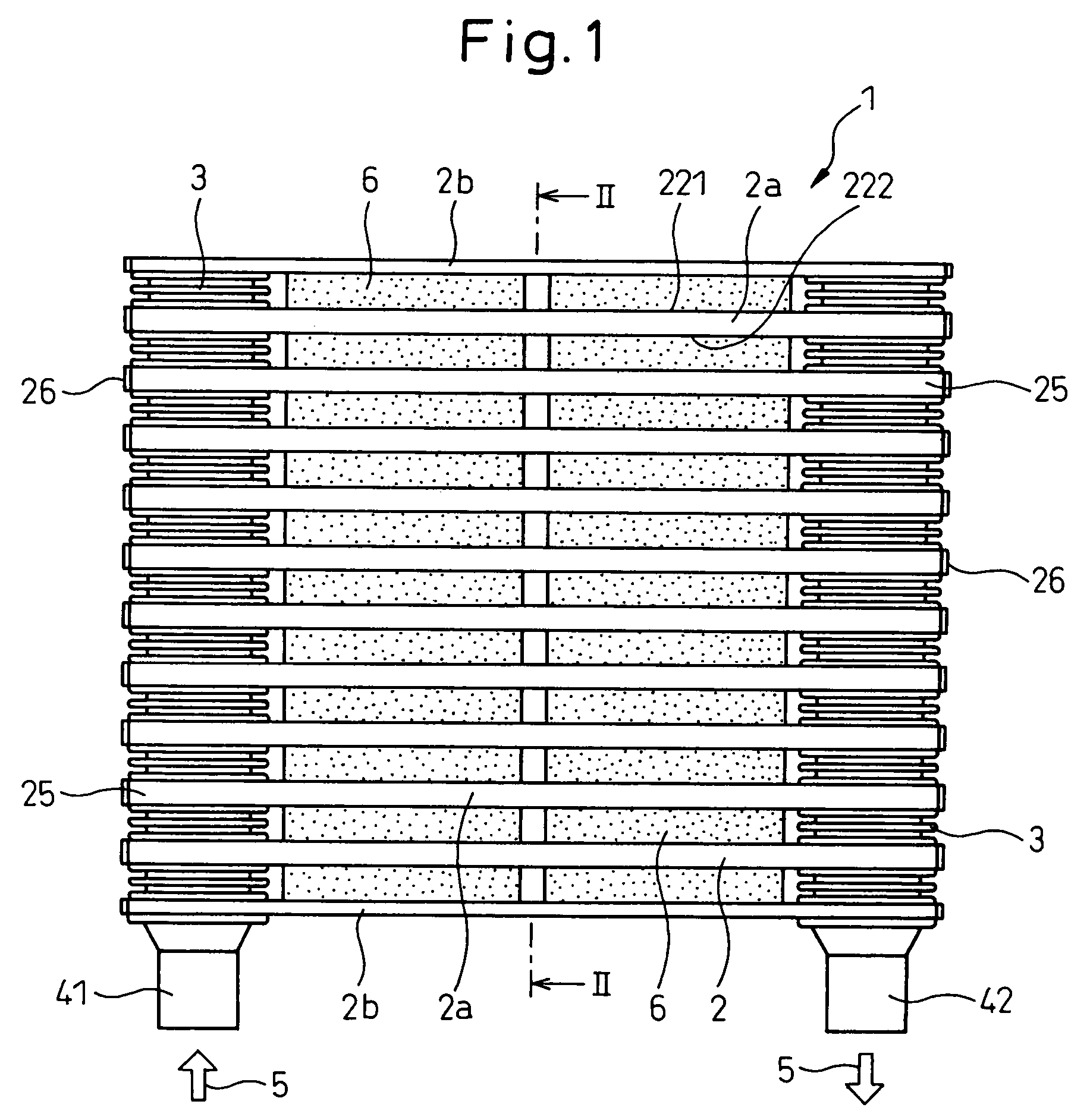 Stacked type cooler