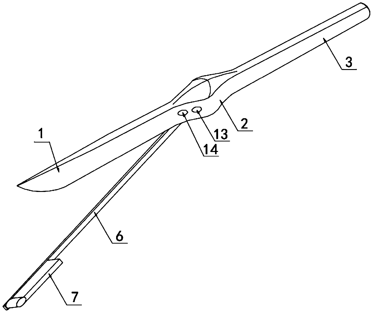 Hemostasis device for hepatobiliary surgery department