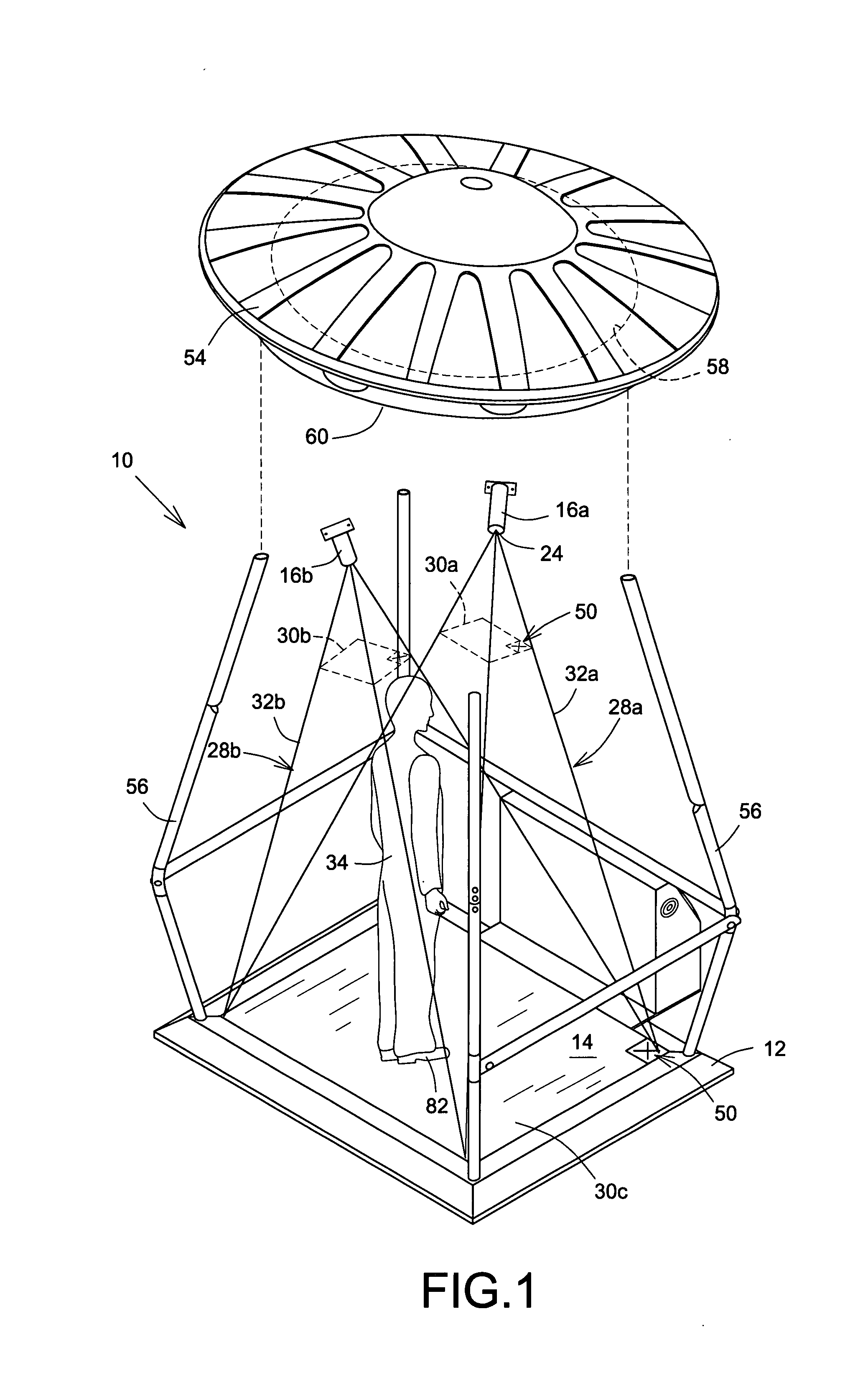 Interactive image projection system and method