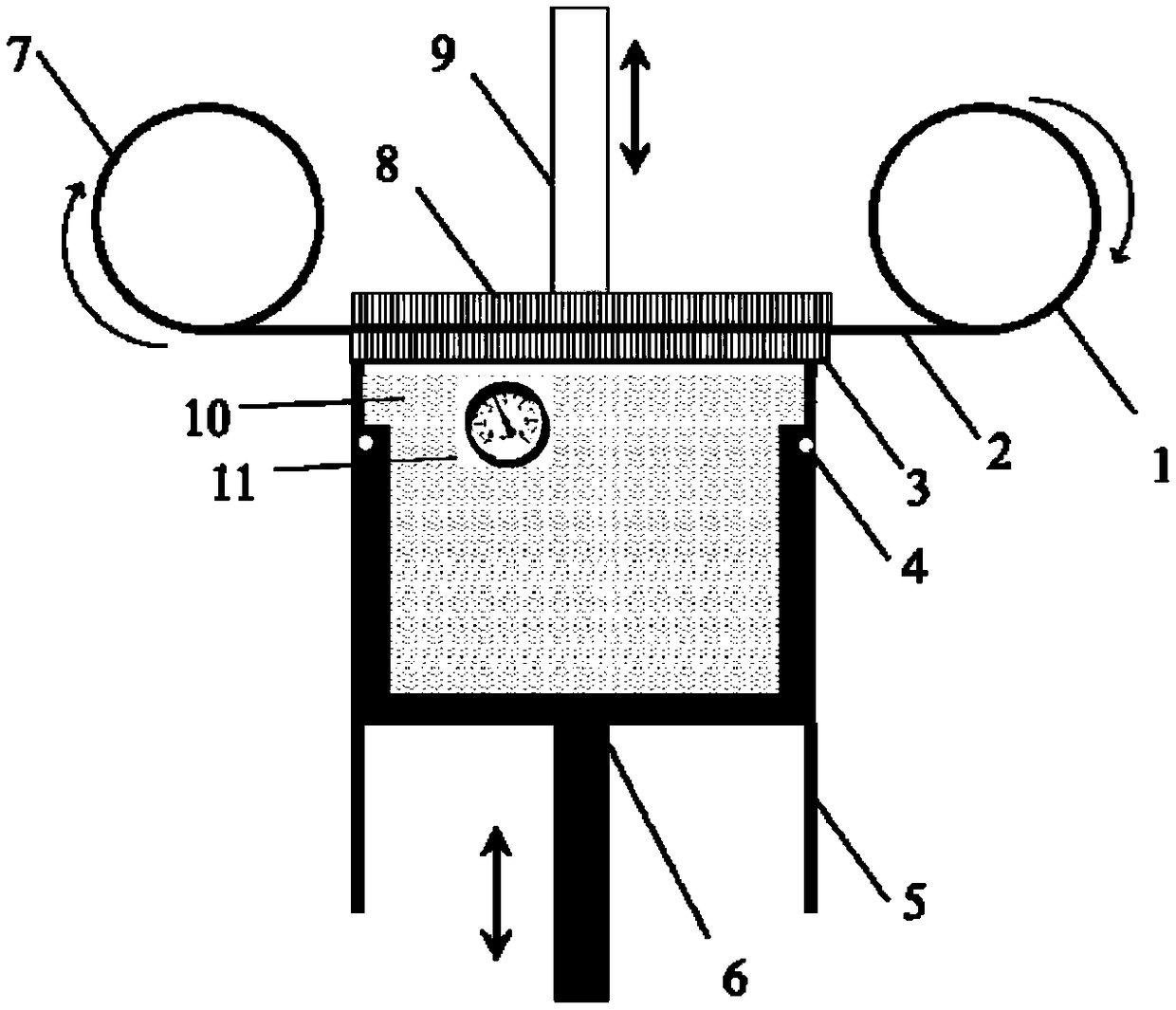 Copper foil perforating machine based on chemical etching, and production technology thereof