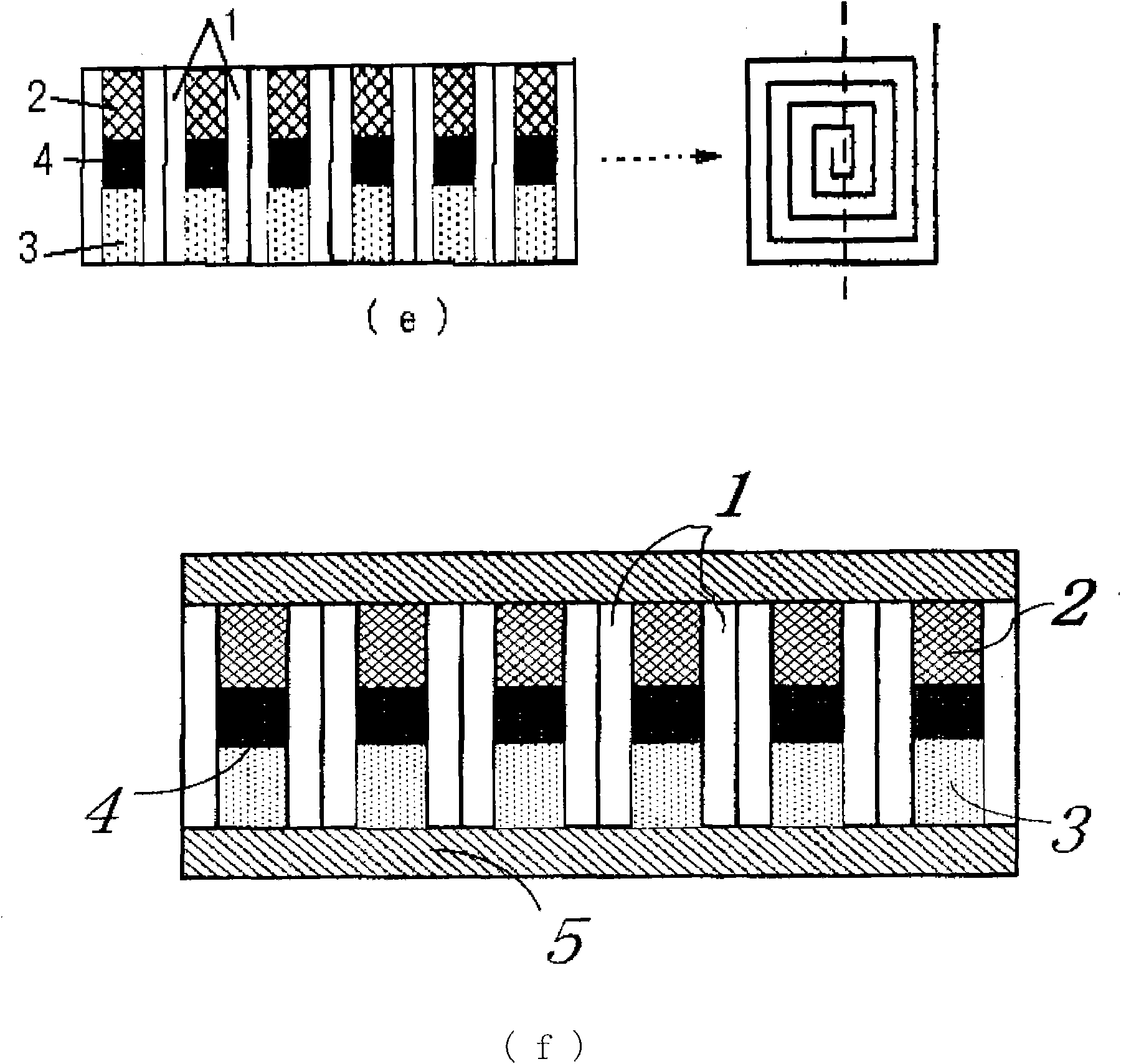 Hybrid minitype super capacitor based on organic electrolyte and manufacturing method thereof