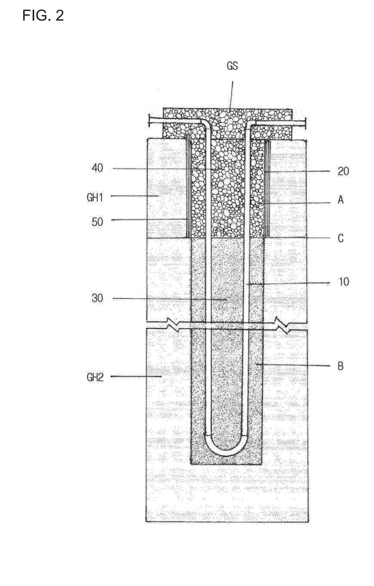 Geothermal heat exchange system and construction method thereof