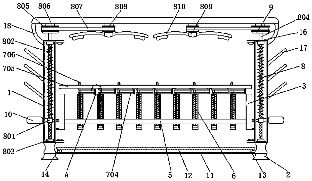 A dish draining device for household use imitating people shaking and draining and air drying