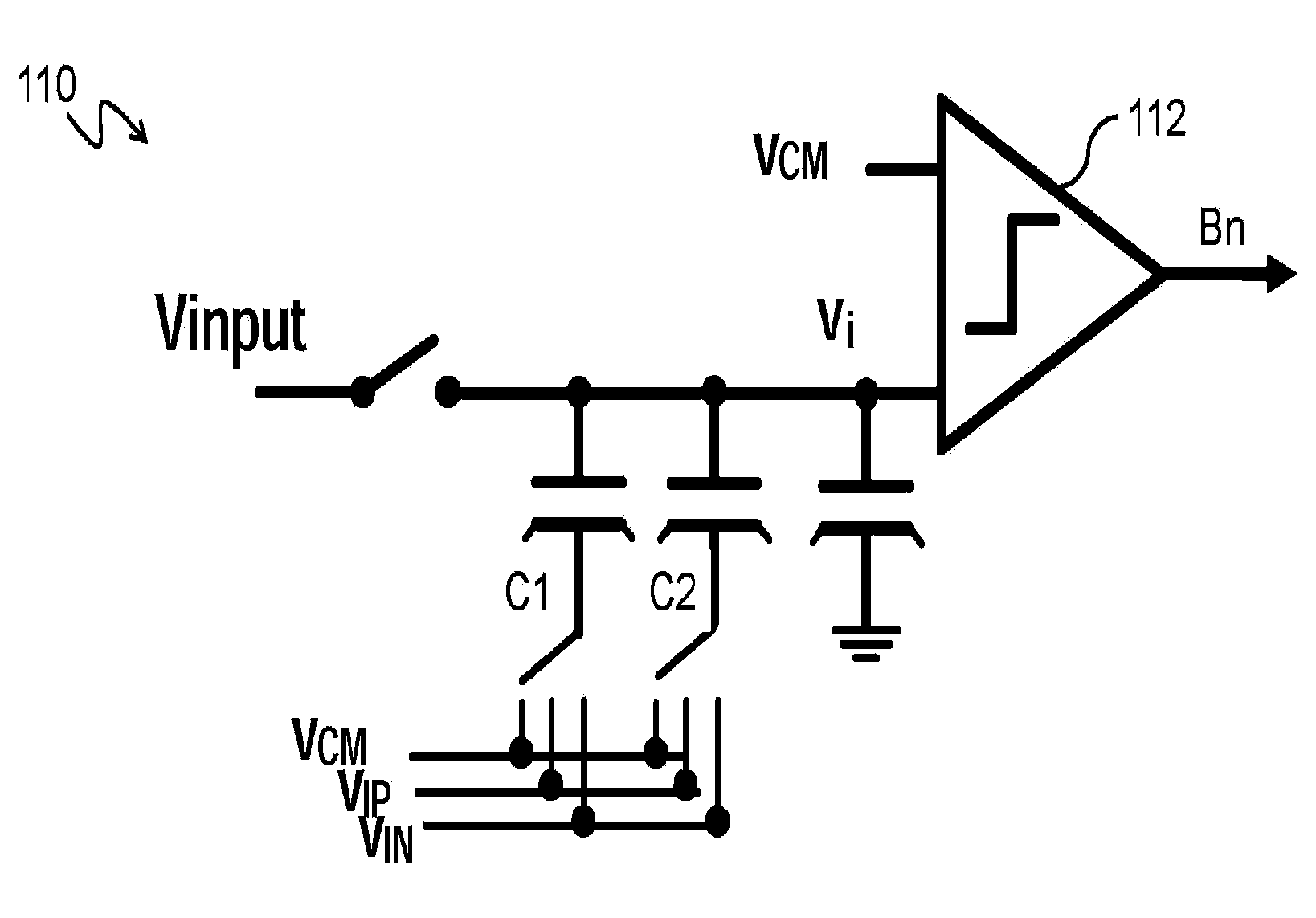 Anti-noise gradual approximation type analog digital conversion device and method thereof