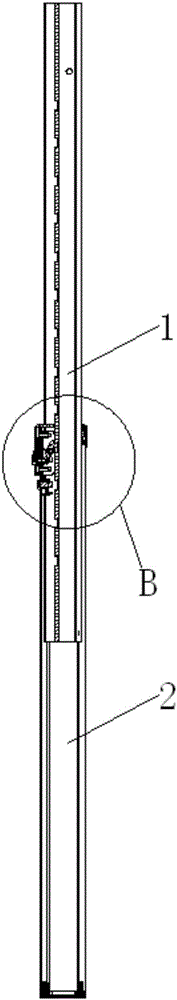 Height adjusting mechanism of floor model support