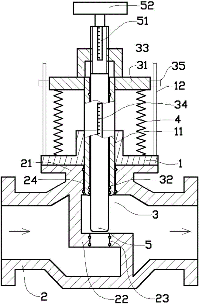 Pressure relief controlling regulating valve with pressure capable of being visible