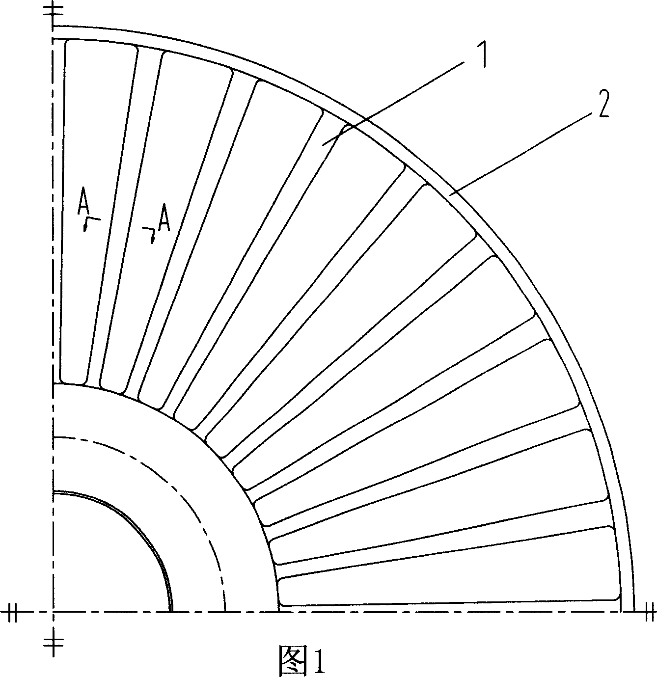 Working impeller of hydraulic coupler