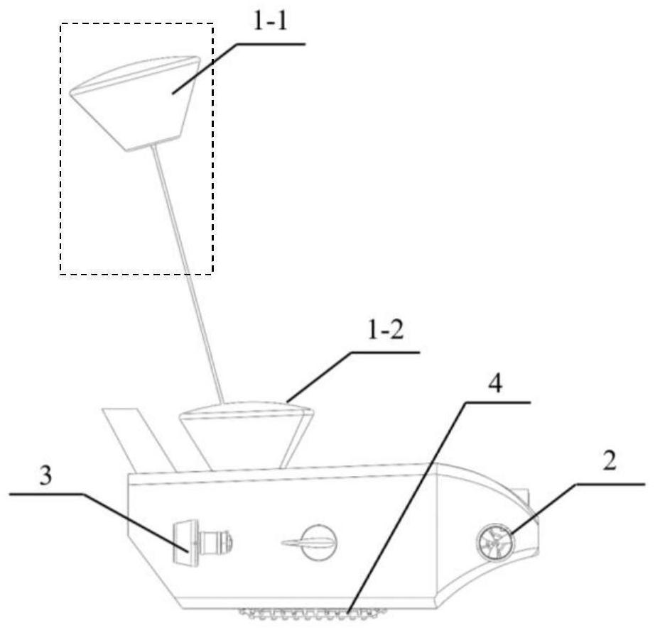 Mode self-adaptive switching method of amphibious unmanned vehicle