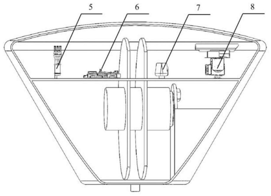 Mode self-adaptive switching method of amphibious unmanned vehicle