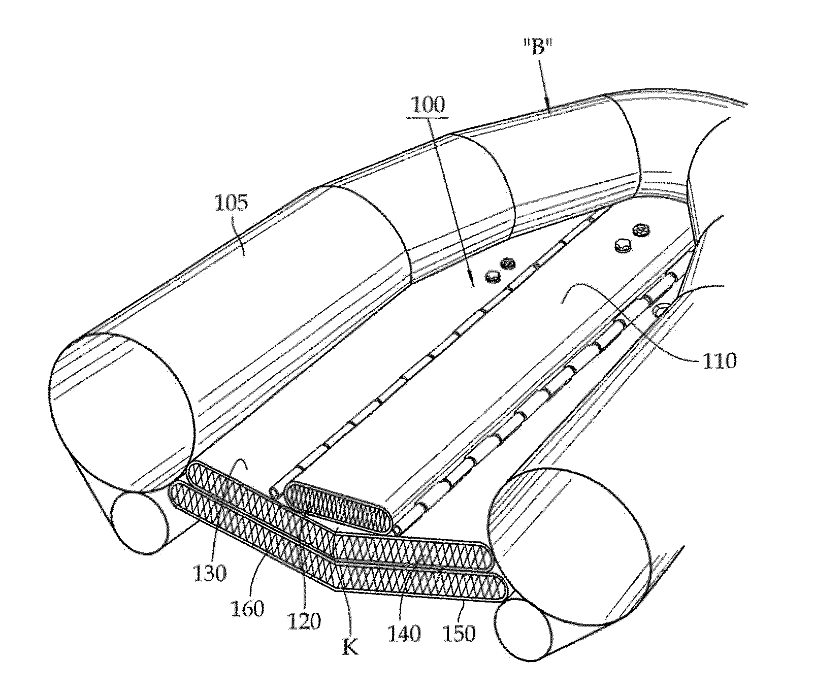 Inflatable floor for inflatable boat