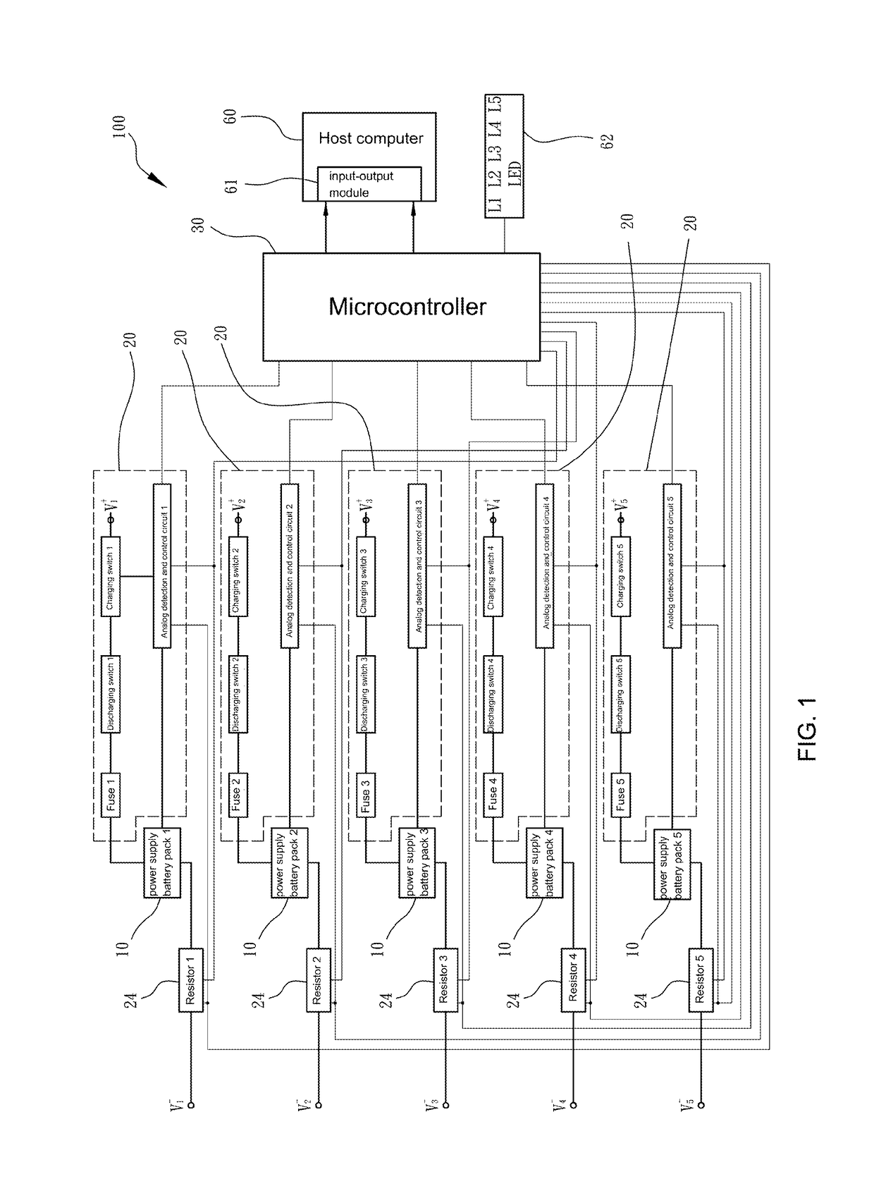 Charging means and apparatus for secondary battery