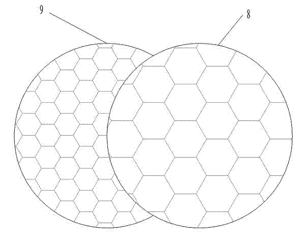 Material-dispersing device with high-energy liquid blast point blasting system and dispersion method