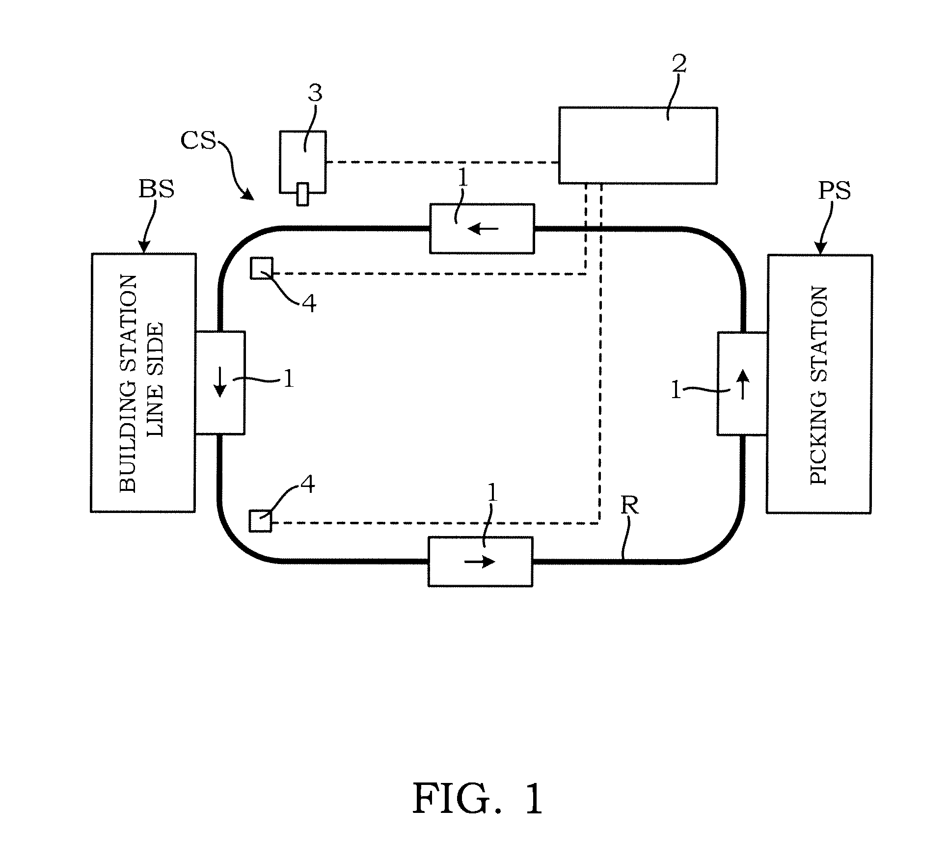 Charge managing system for automated guided vehicle