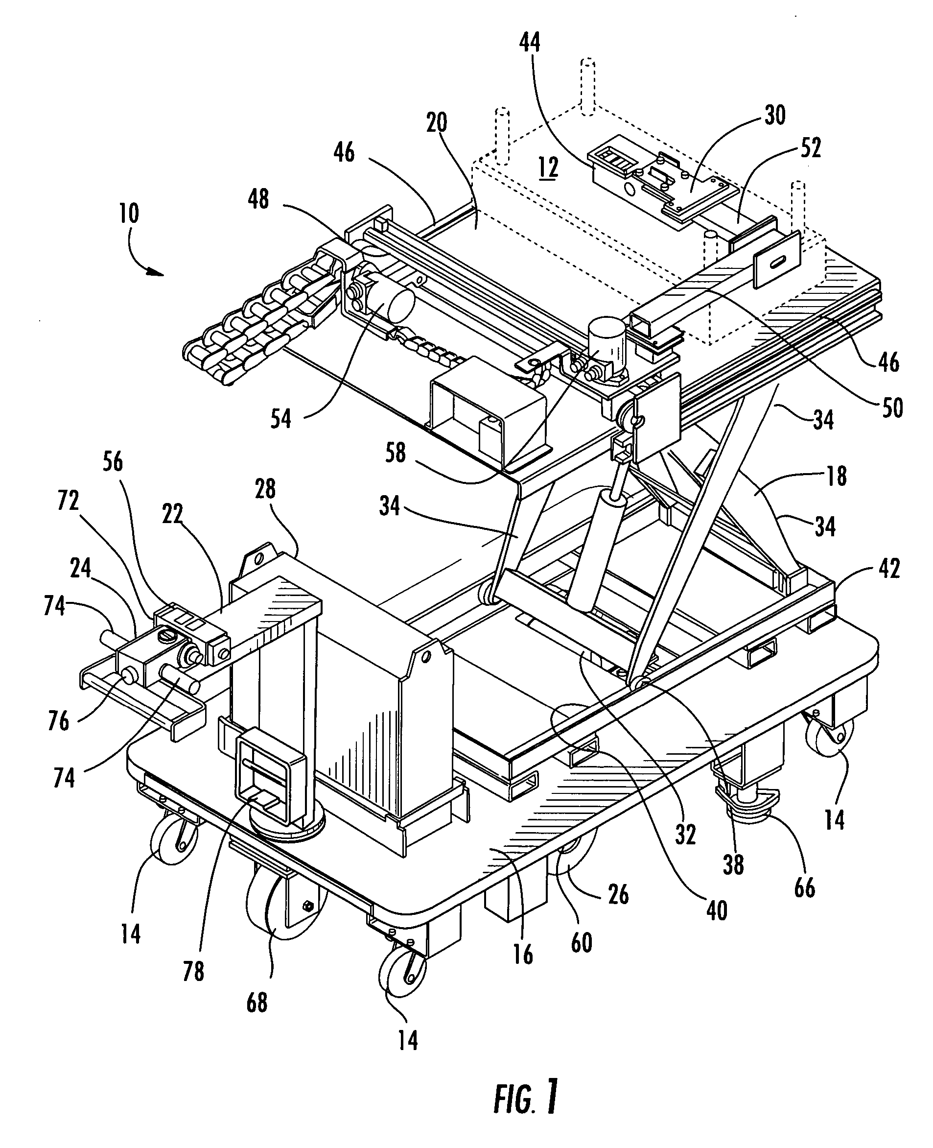 Cart for die transportation