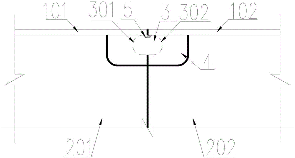 Steel bridge three-dimensional intersectional welding seam structure and construction method thereof