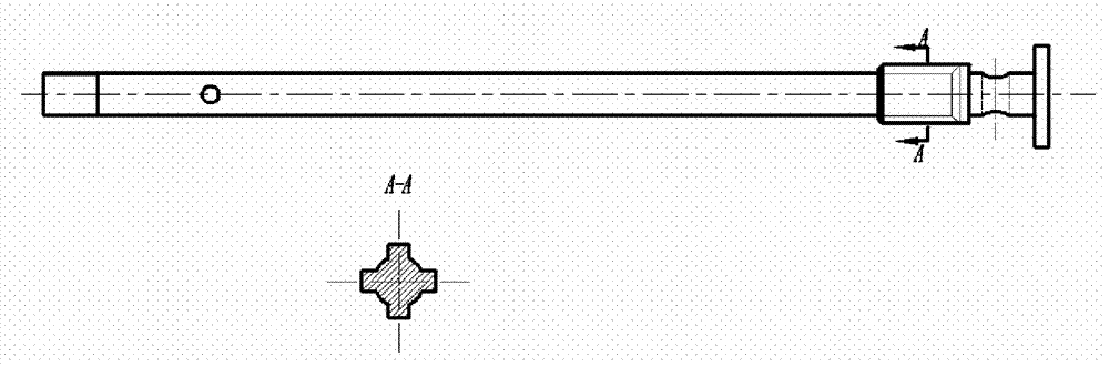 Bus handle with adjustable height