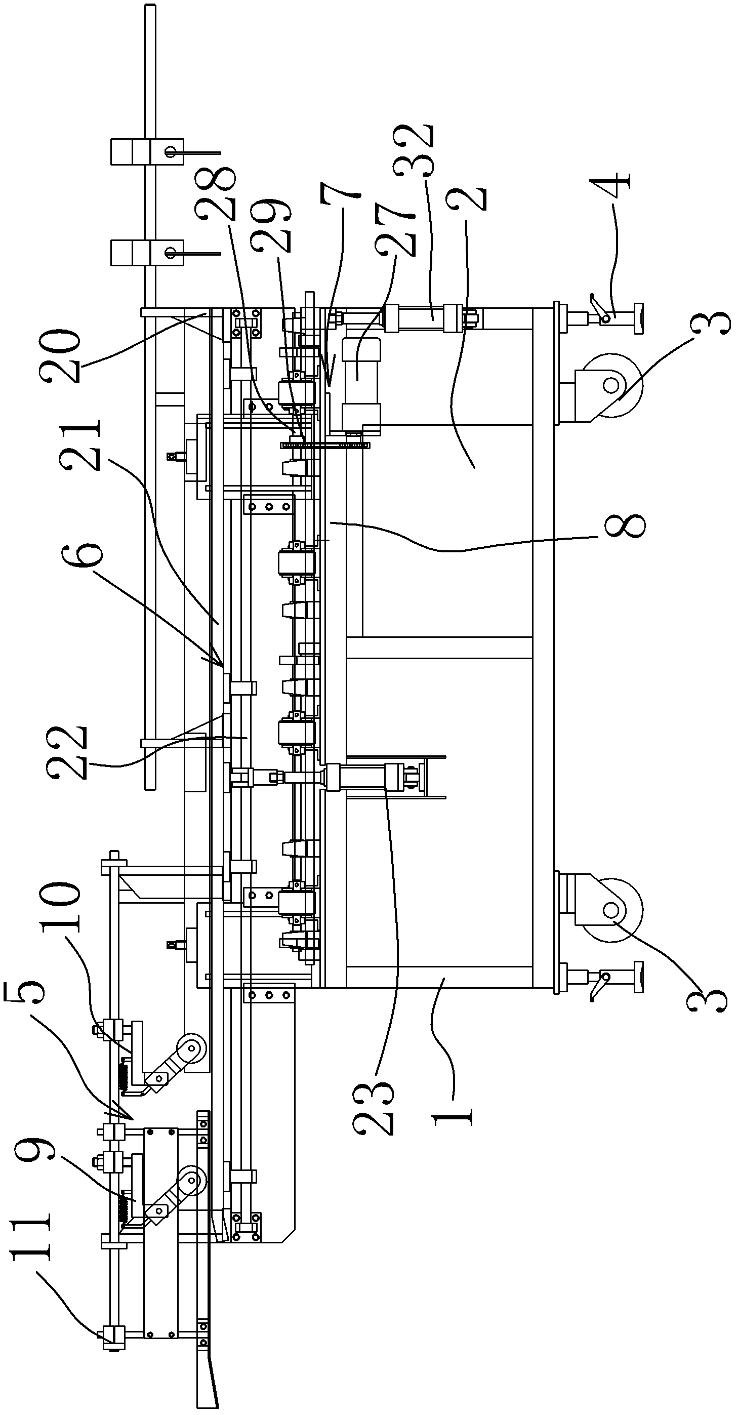 Collector for processing sealing rubber strip