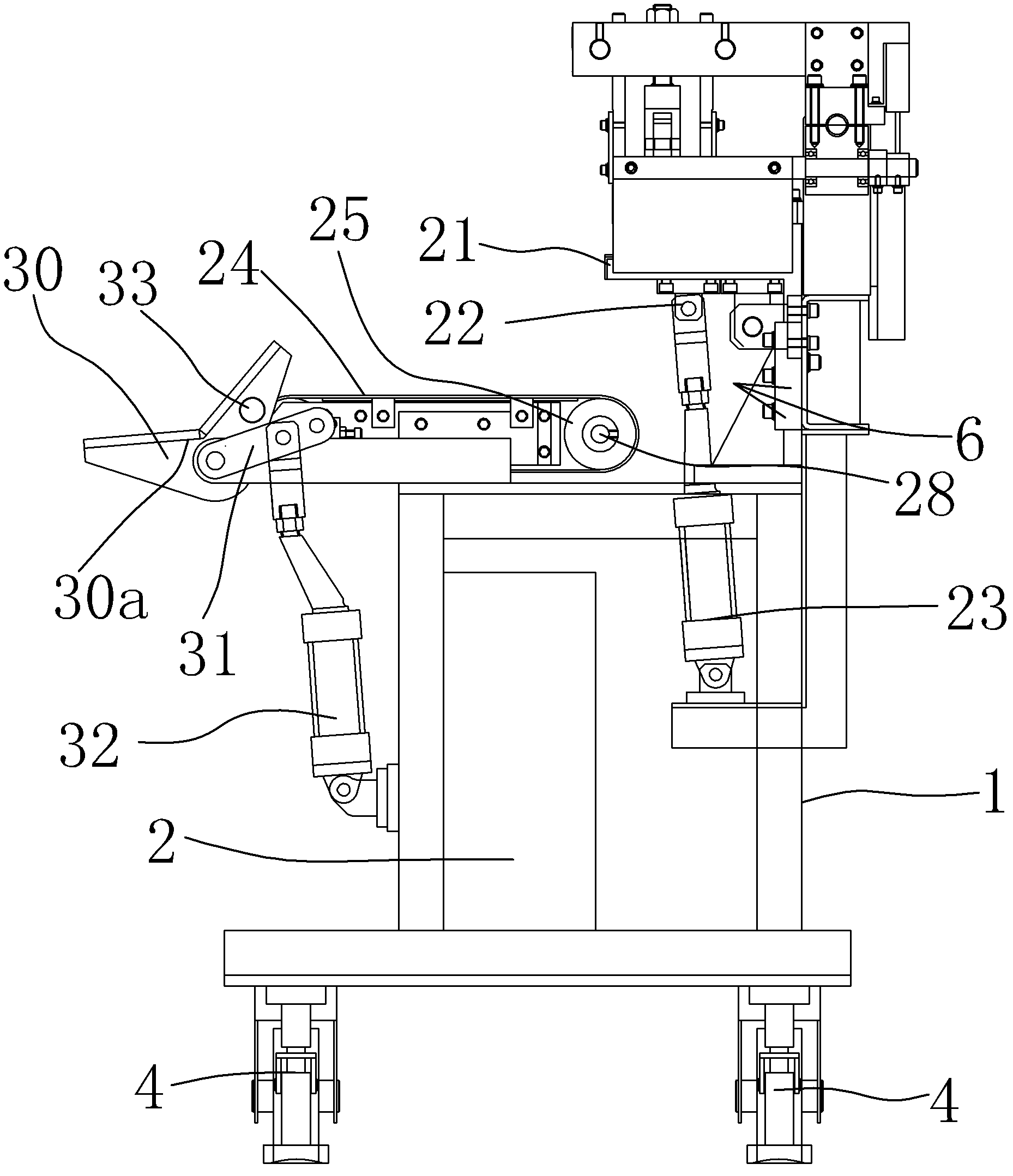 Collector for processing sealing rubber strip