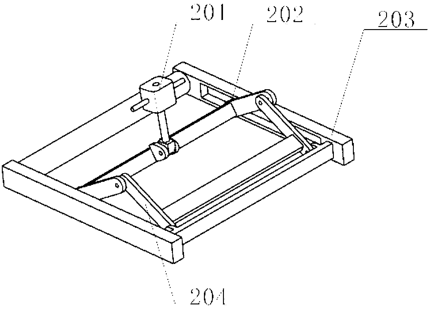 Prostration type crawl exercising machine