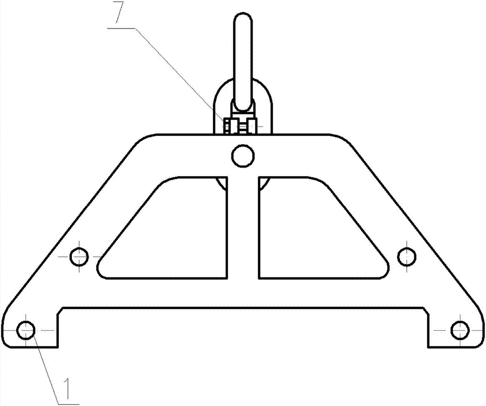 Hanger tool for cast iron oil bottom shell