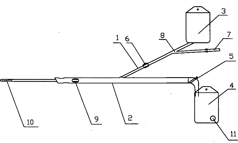 Disposable coloclysis administer drug dialyser