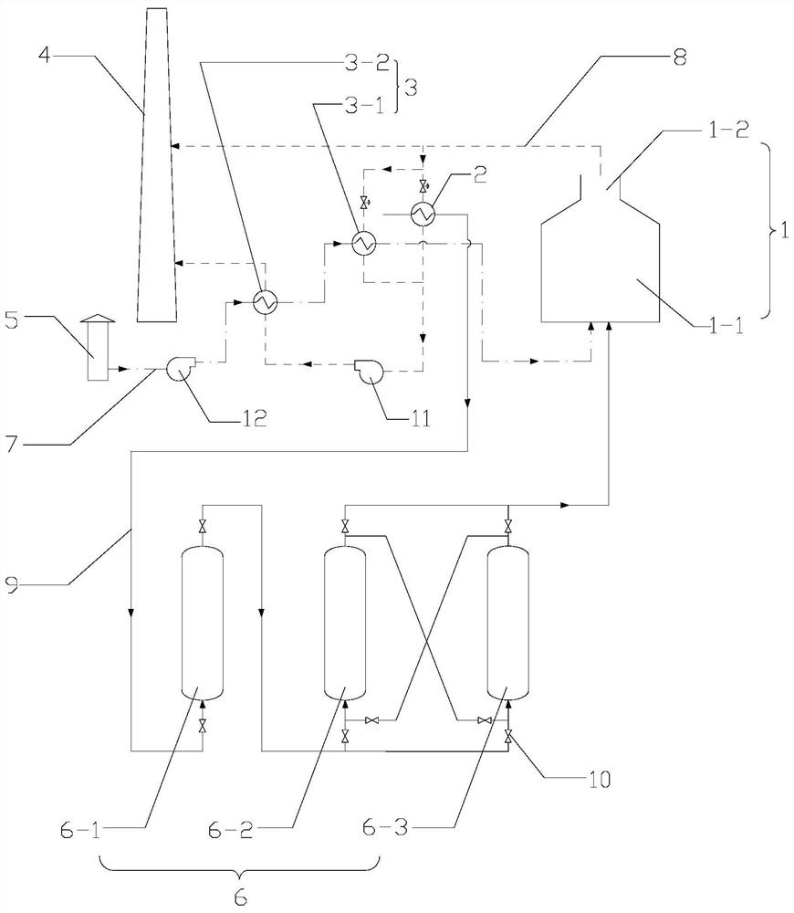 High-efficiency recovery system for low-temperature waste heat of xylene heating furnace