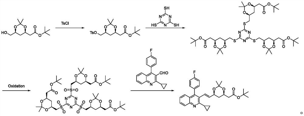 A kind of preparation method of pitavastatin calcium intermediate