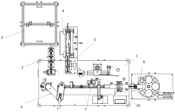 Automatic assembling device for photovoltaic module