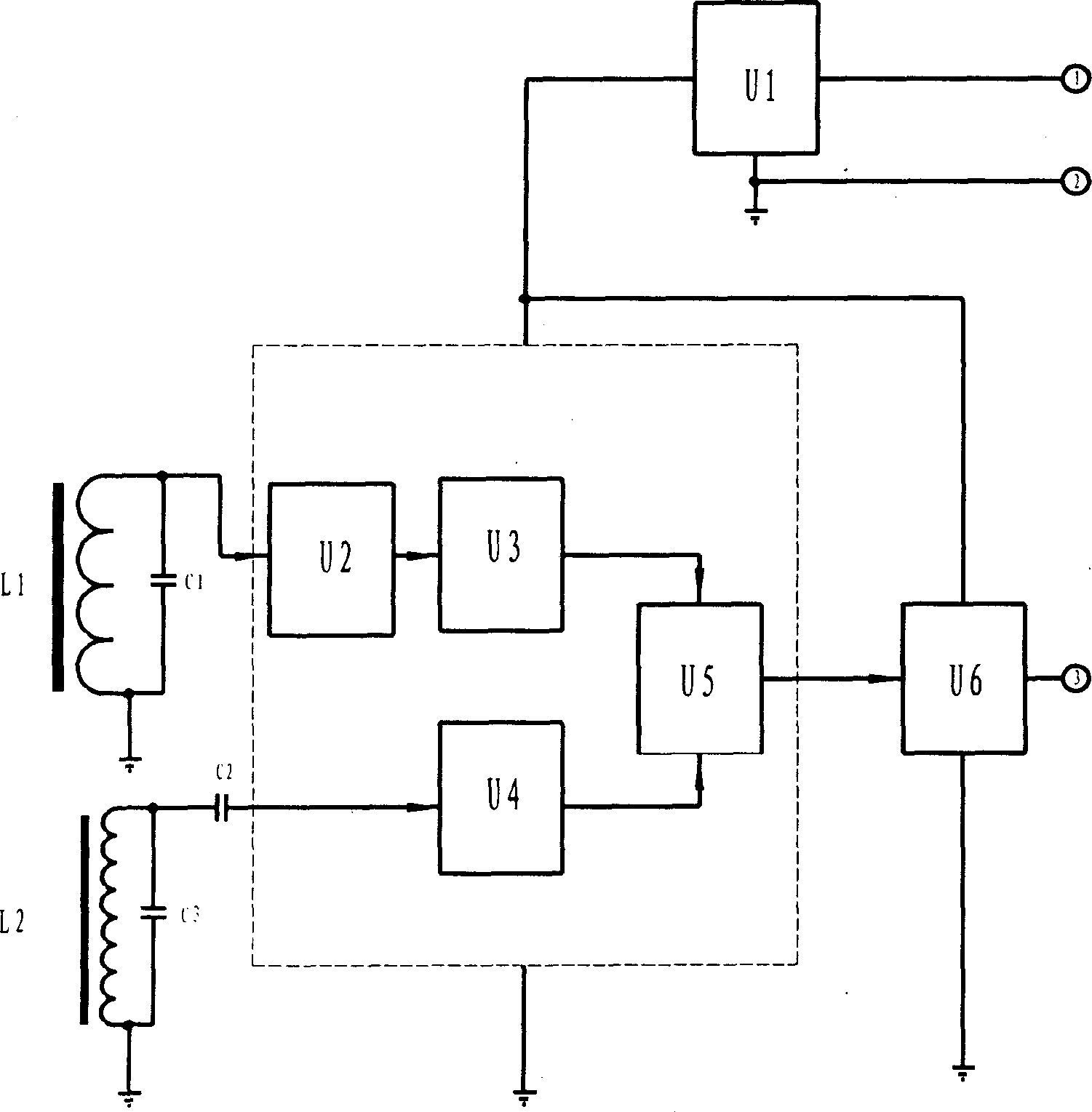 Minisize buried automobile detector