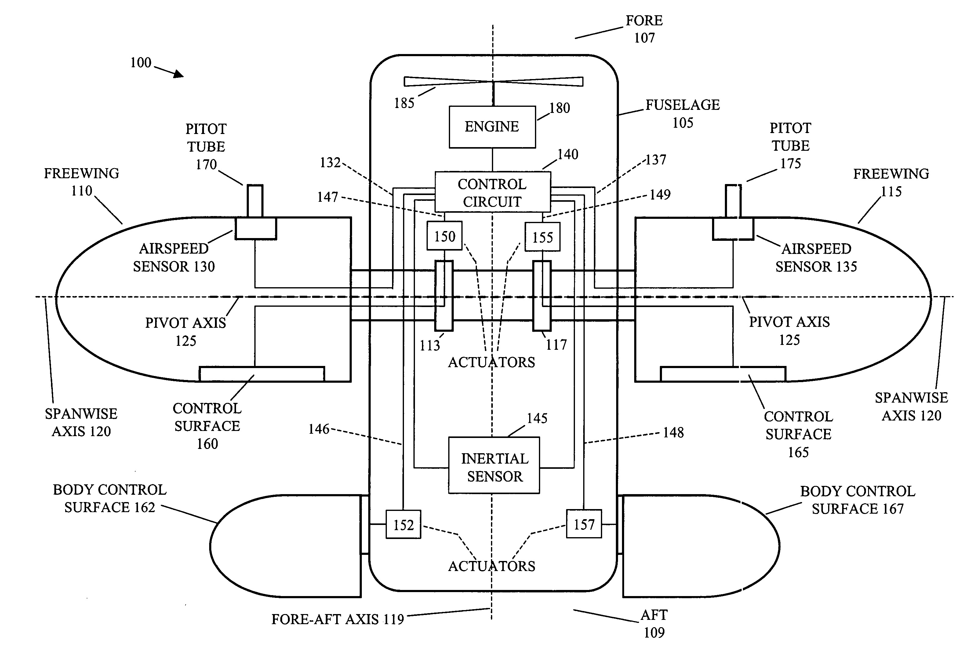 Inbound transition control for a tail-sitting vertical take off and landing aircraft