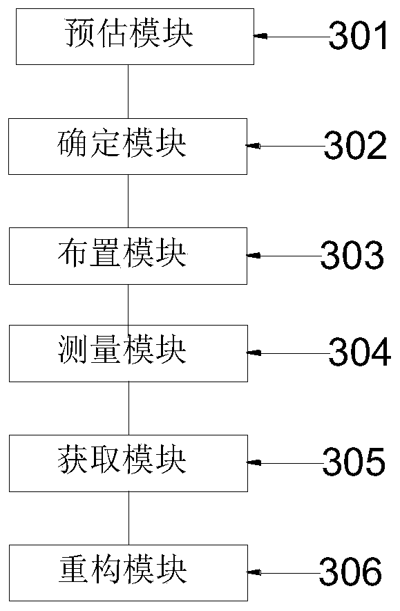 Array antenna vibration deformation prediction method and device based on main modal method and strain