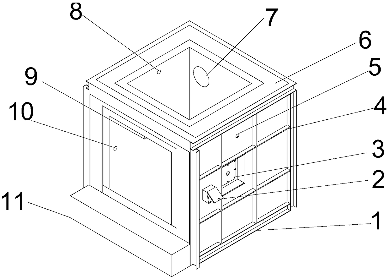 Experiment device for fire resistance of structure