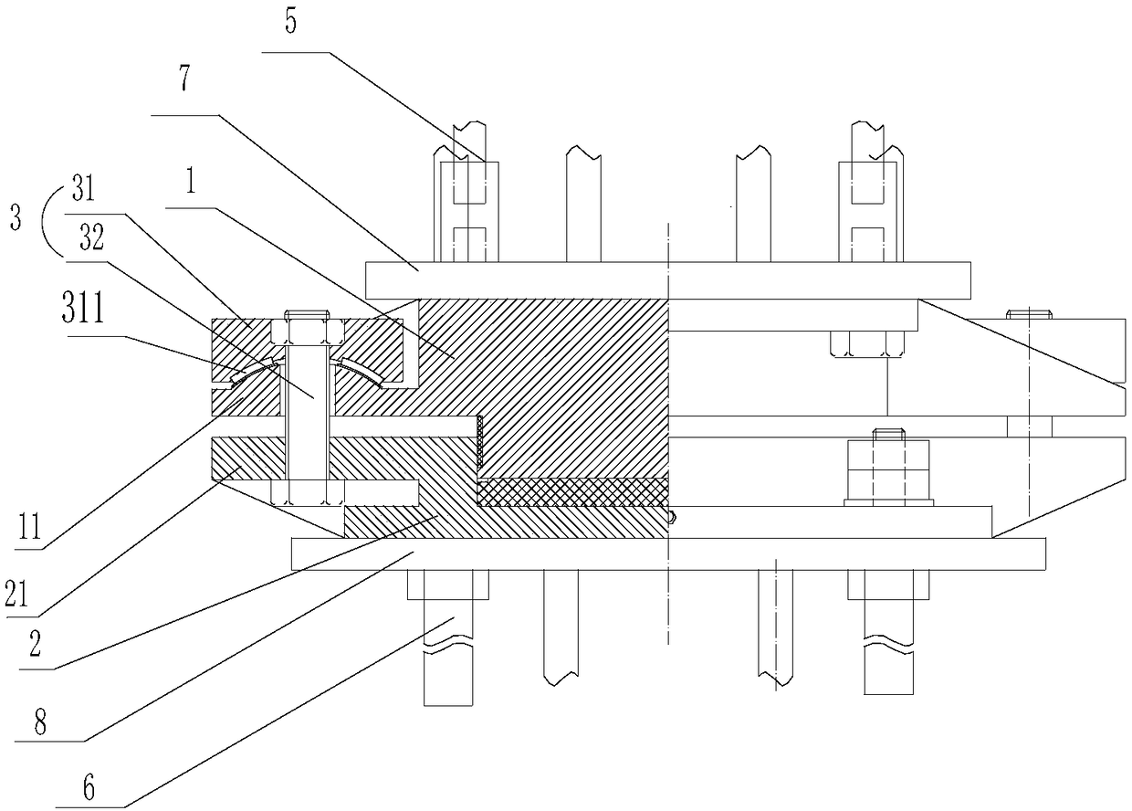 Tensile straddle type monorail support