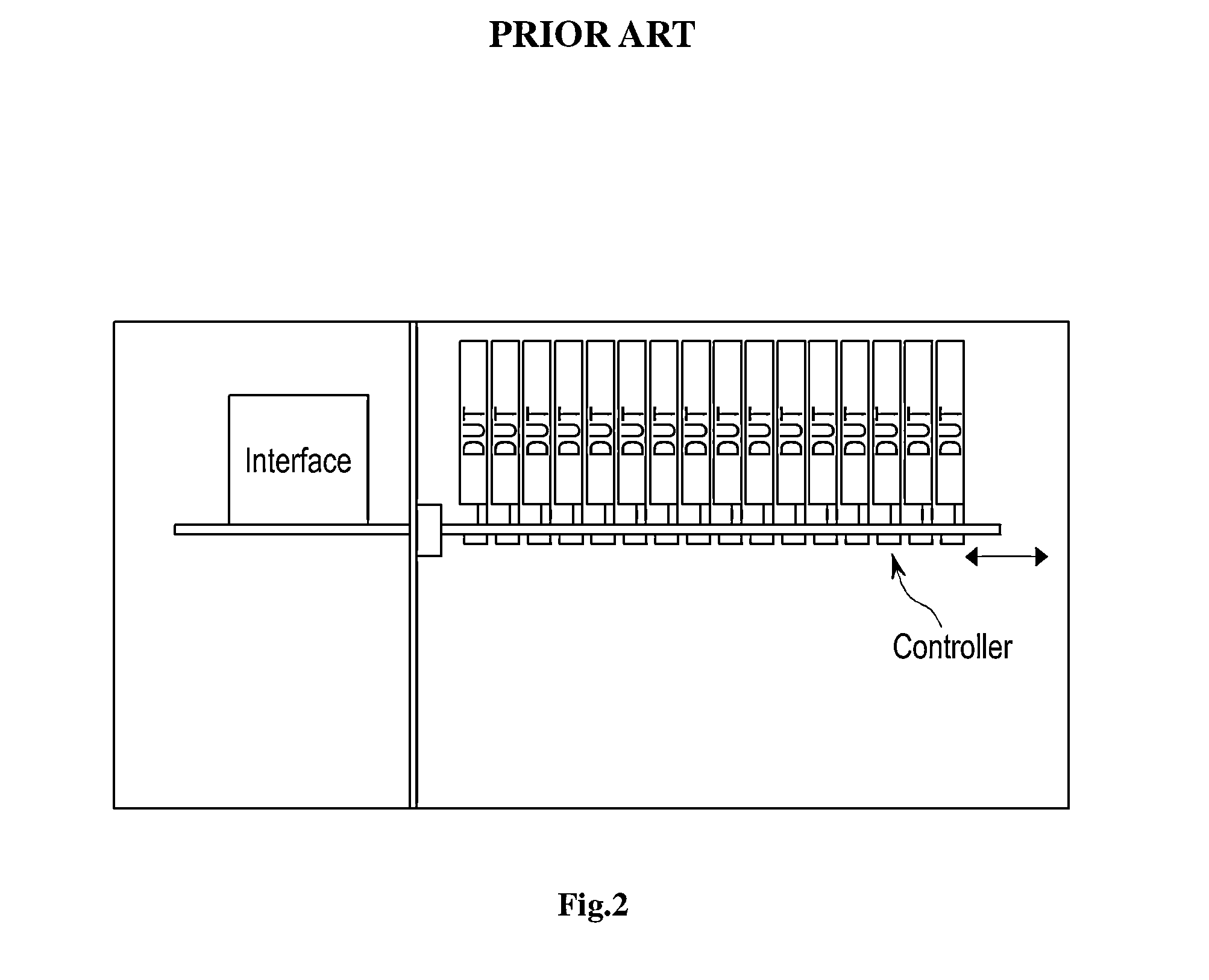 Device under test tester using redriver