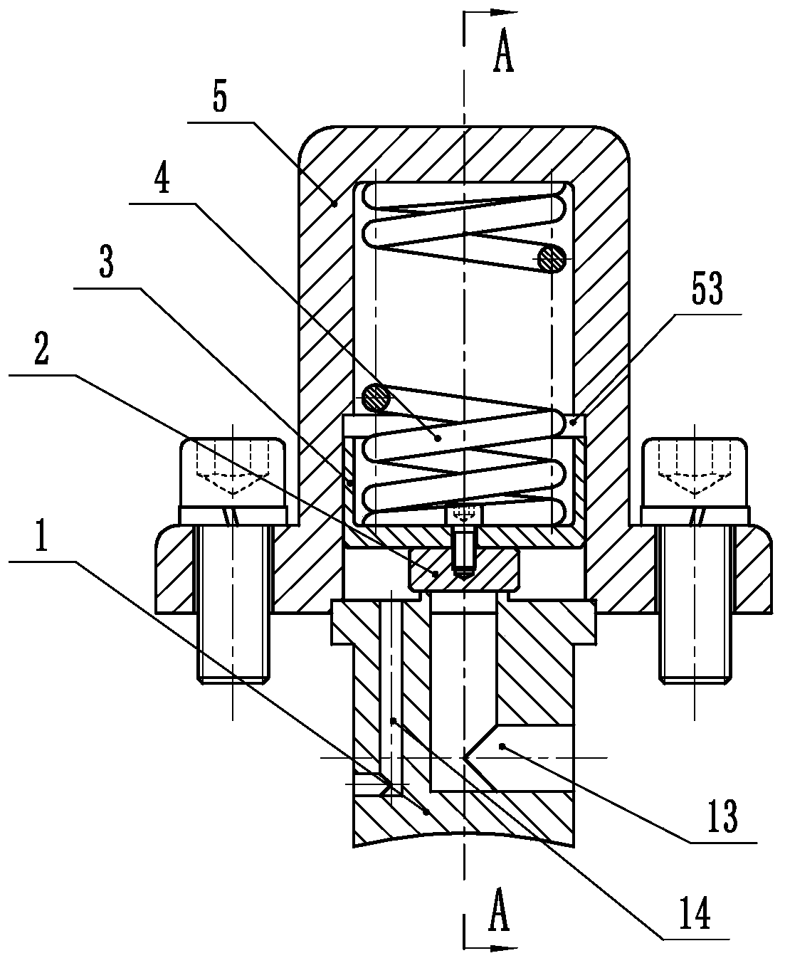 A keyway type safety valve