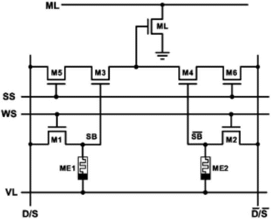 Content address storage unit circuit and writing operation method and storage device thereof