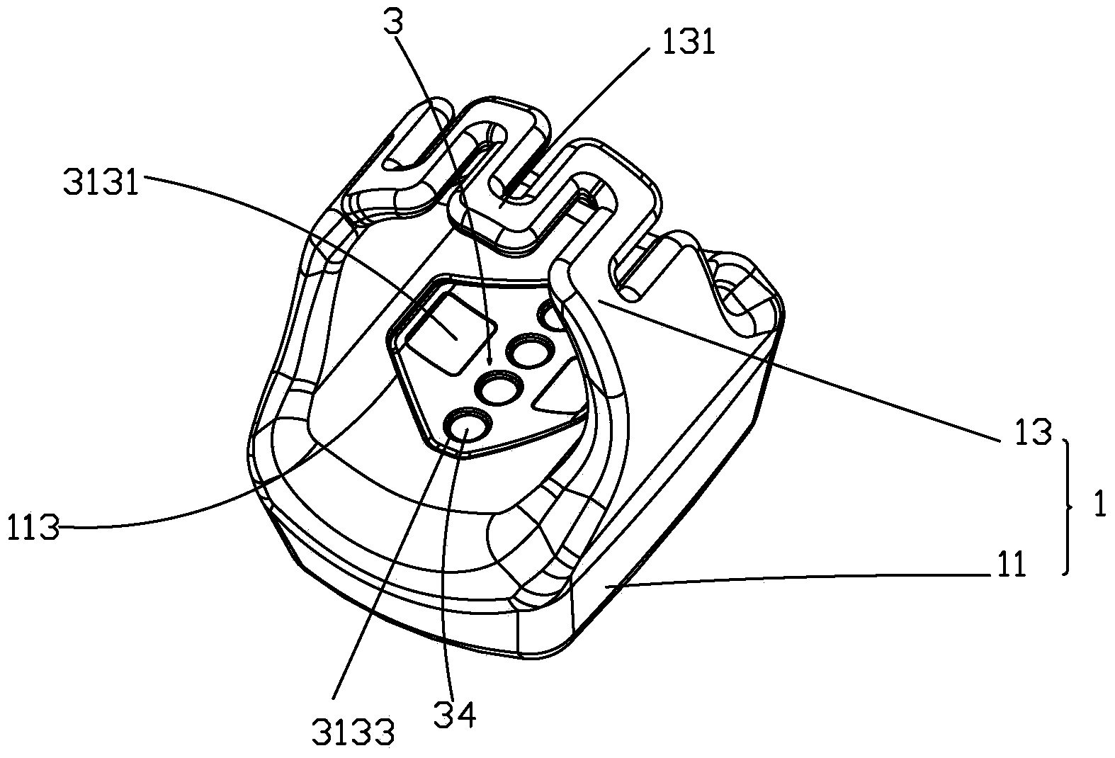 Ring type oxyhemoglobin saturation measuring instrument