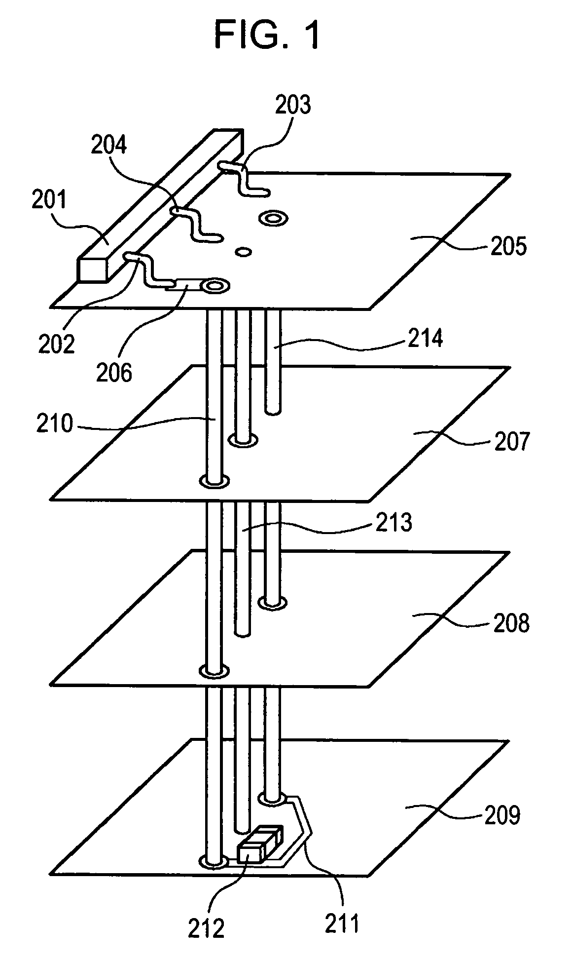 Multilayered printed circuit board