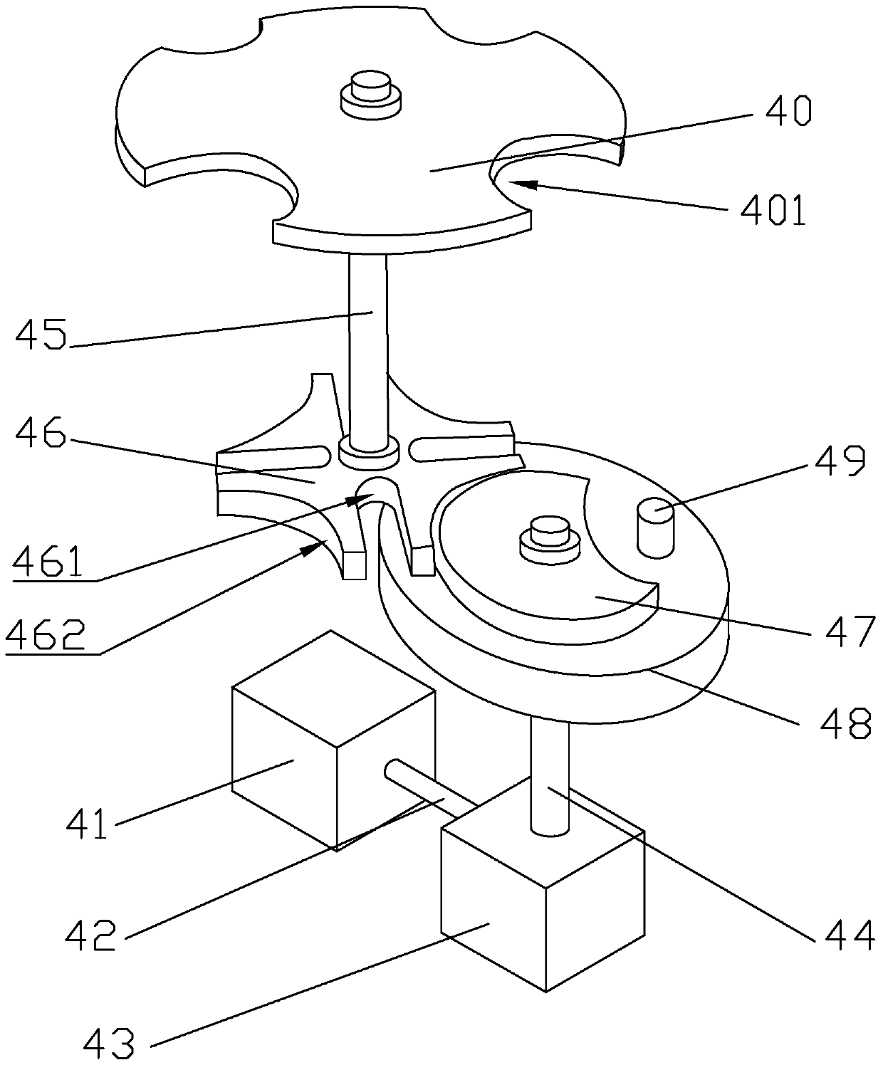 A fully automatic punching equipment for metal parts processing