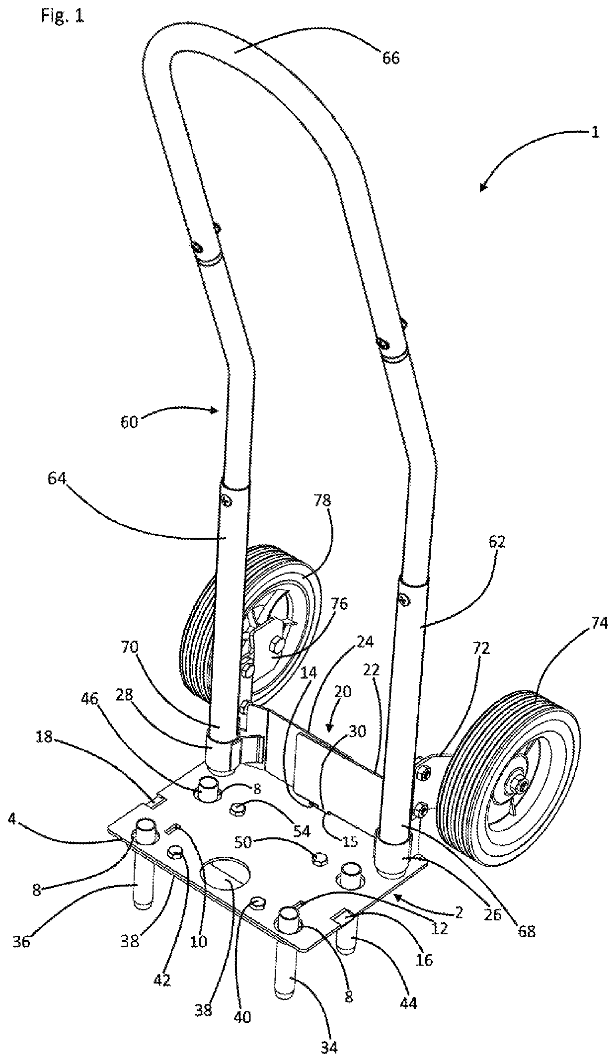 Wheeled hand truck