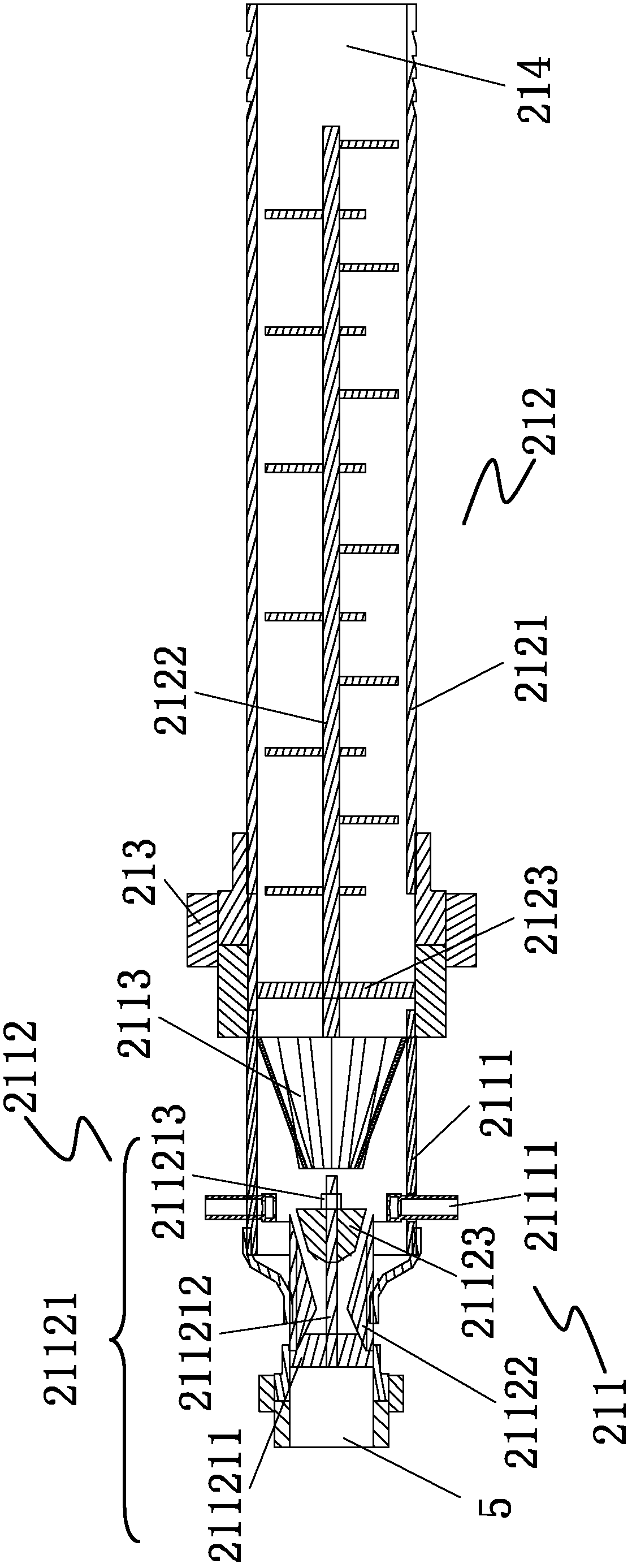 Foam dust suppression system and foam dust suppression method for mine excavation