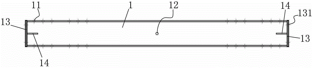 A triangular purlin used in the internal support system of foundation pit support