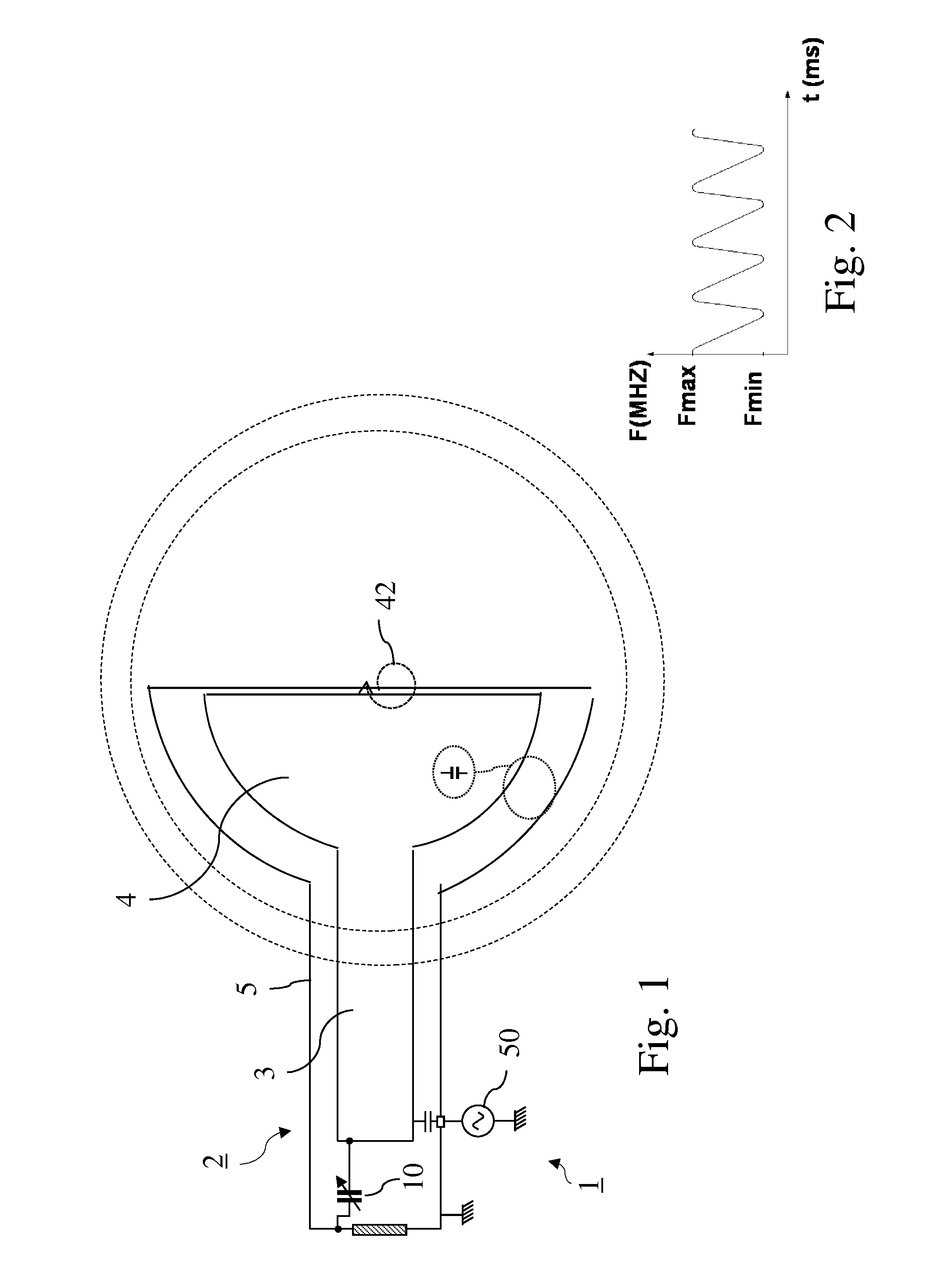 RF device for synchrocyclotron