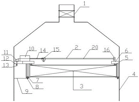 Scanning leak detection high-efficiency negative pressure exhaust hood